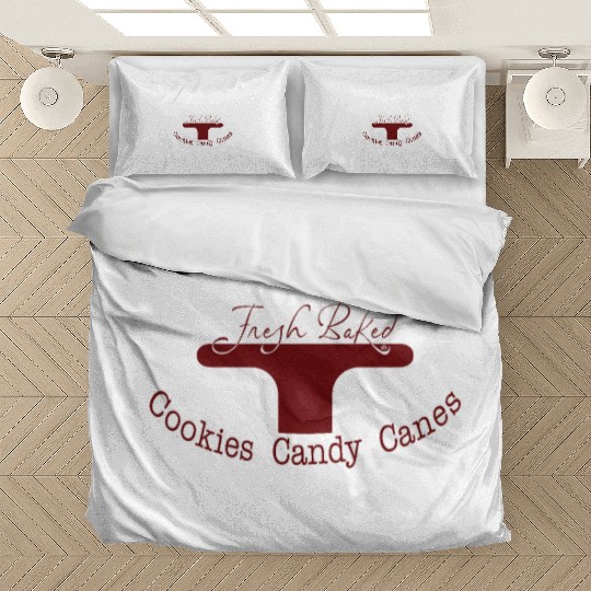 Christmas Bedding Sets, Mrs. Claus Bakery Bedding Sets,