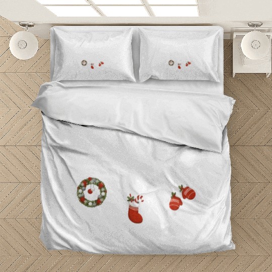 Winter dreamcatcher Christmas Great white shark Bedding Sets