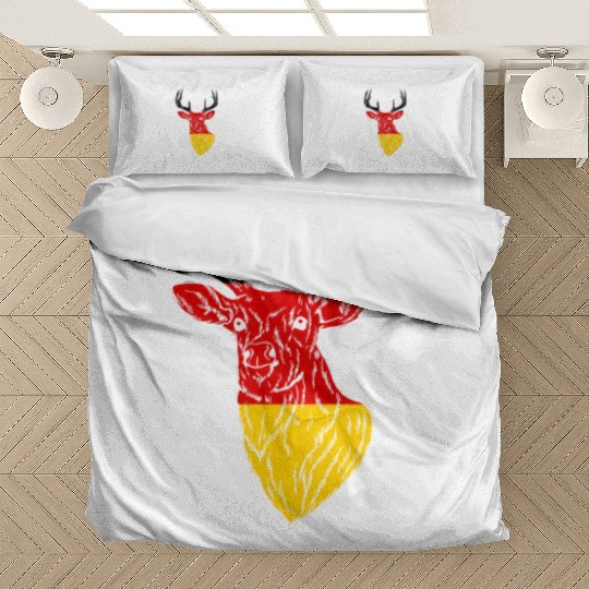 Germany Deer Hunting Buck Stag German Hunter Bedding Sets