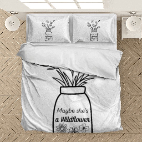 Maybe She s a Wildflower Cute Wildflower Bedding Sets