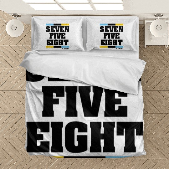 Seven Five Eight (White) Bedding Sets