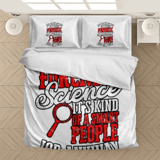 forensic science detective true crime investigator Bedding Sets