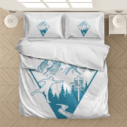 Disc Golf - Disc Golfing Player Ultimate Frisbee Bedding Sets