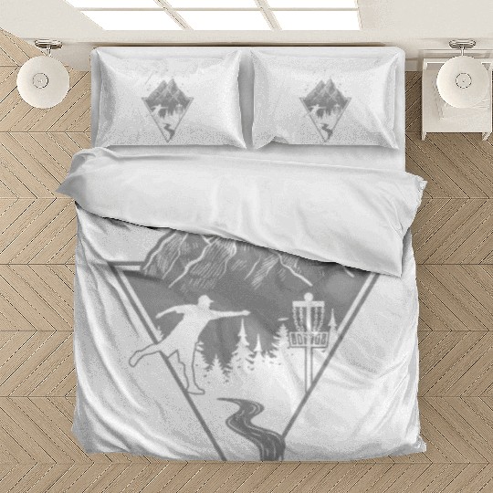 Disc Golf - Disc Golfing Player Ultimate Frisbee Bedding Sets