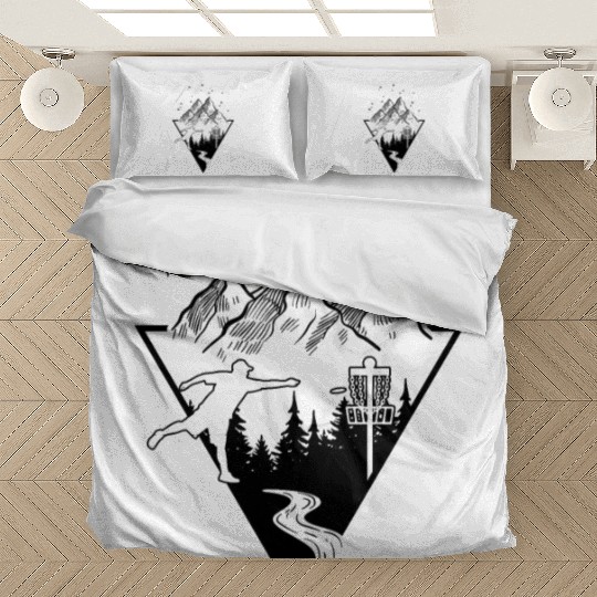 Disc Golf - Disc Golfing Player Ultimate Frisbee Bedding Sets
