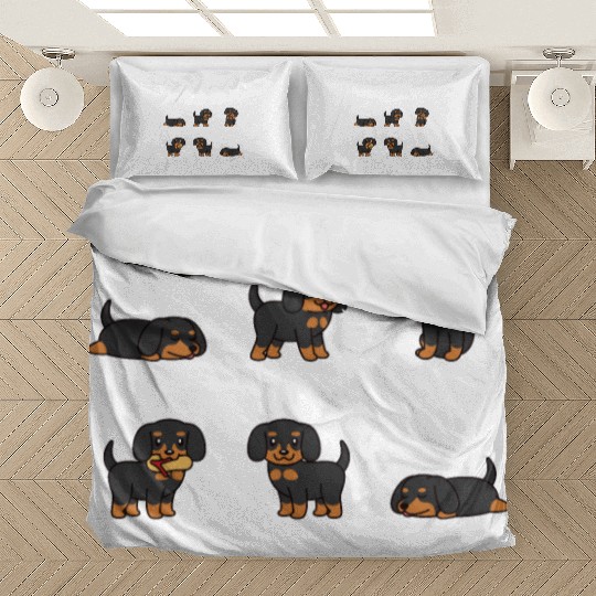 Dachshund Daily To Do List Bedding Sets