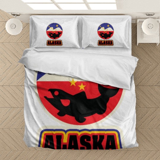US States ALASKA Bedding Sets