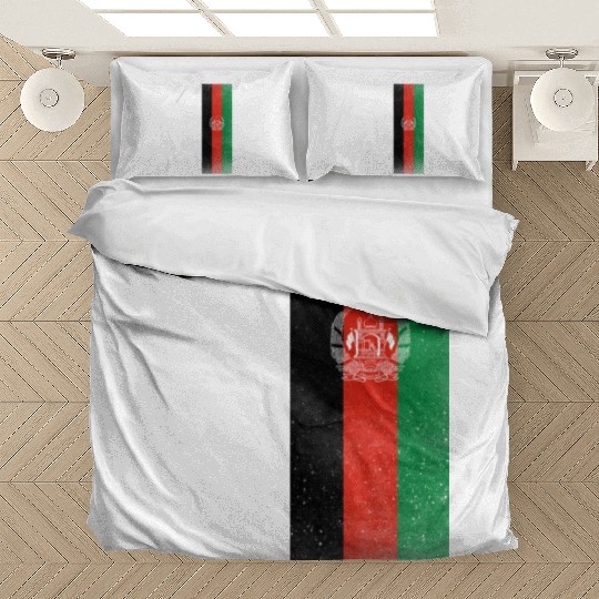Afghanistan Design for proud Afghan Americans Bedding Sets