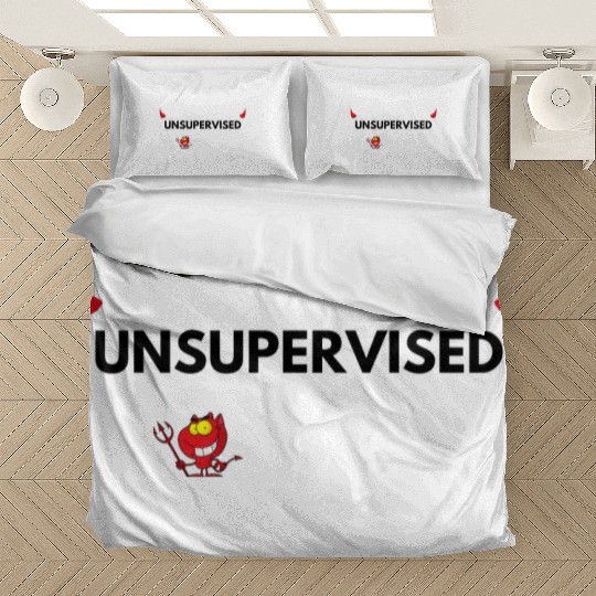 UNSUPERVISED MUM FUNNY CUTE DESIGN Bedding Sets