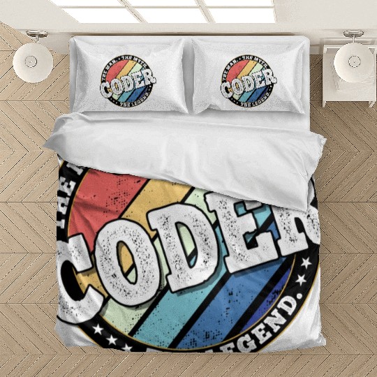 Coder. The man. The myth. The legend. Bedding Sets