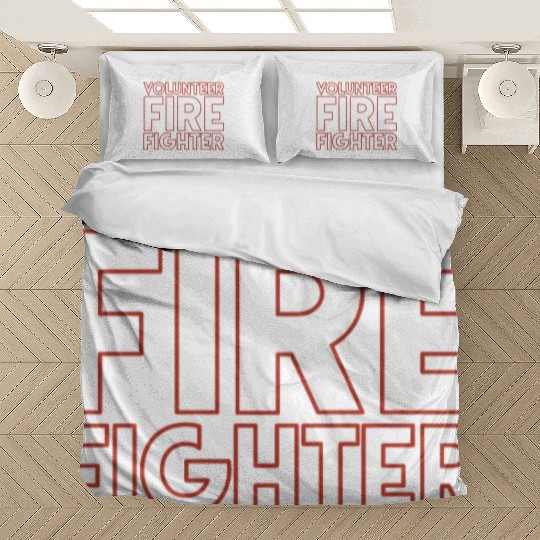 Volunteer Fire Fighter Fire Department Firefighter Bedding Sets