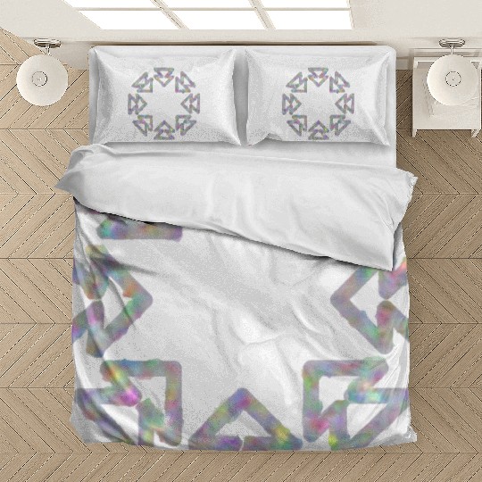 Snowflake pattern Christmas star winter gift idea Bedding Sets