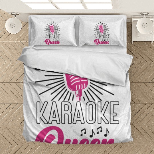 Karaoke Singer 80s Retro Karaoke Bedding Sets