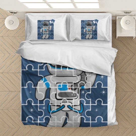 Autism Spaceman Astro Cosmo Space Lover Autism Awa Bedding Sets