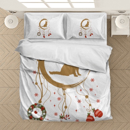 dog dreamcatcher Christmas German Shepherd Bedding Sets