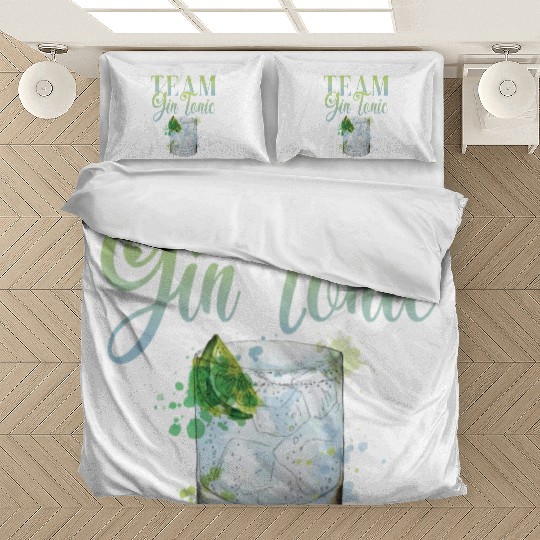 Team Gin Tonic Cocktail for Bartender Bedding Sets