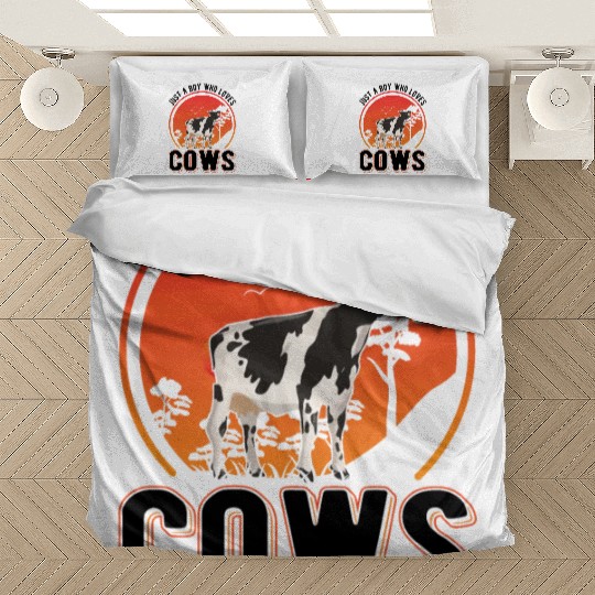 Cow Young Cattle Cows Breeders Bedding Sets