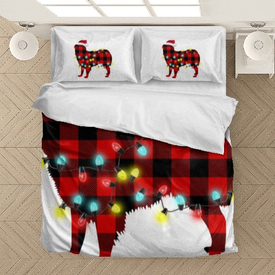 Miniature American Shepherd Christmas Dog Lover Bedding Sets
