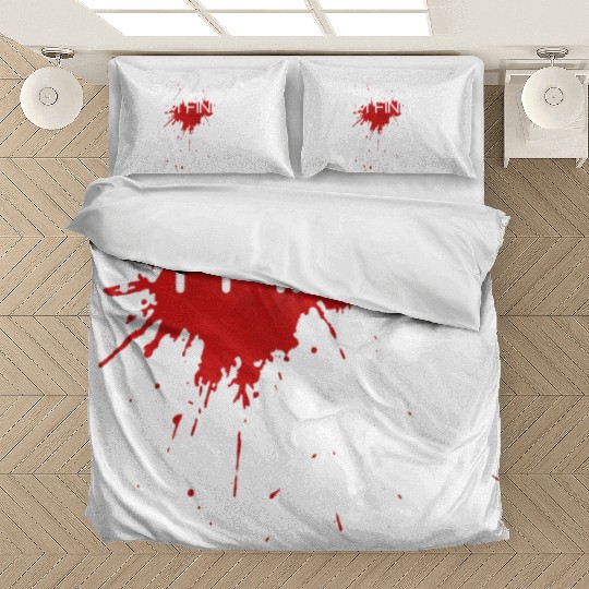 I'm fine design, funny & bloody design Bedding Sets