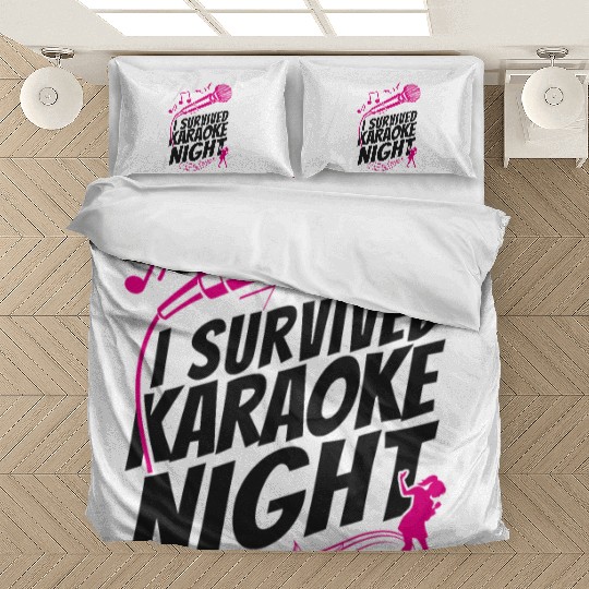 Karaoke Singer I Survived Karaoke Bedding Sets