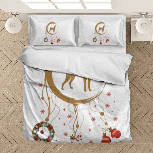 dog dreamcatcher Christmas Miniature Pinscher Bedding Sets