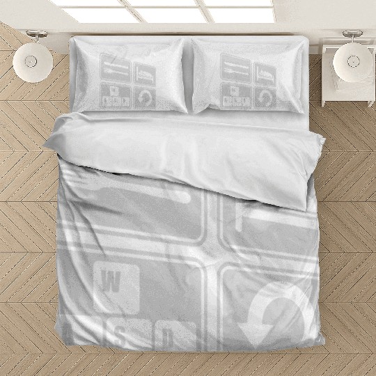 computer gaming daily repeat Bedding Sets