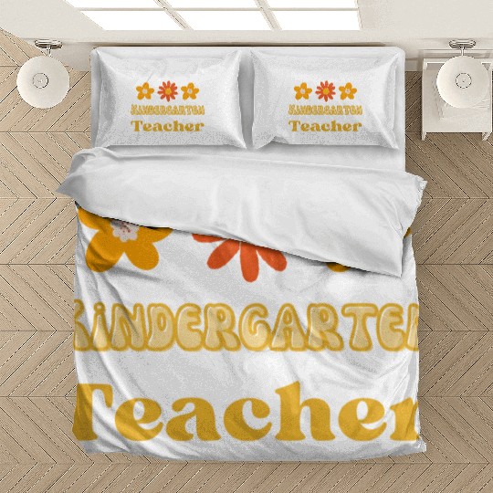 Cute Kindergarten teacher Aesthetic Bedding Sets