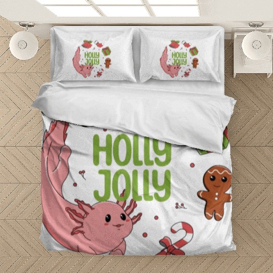 Holly Jolly Axolotl Bedding Sets