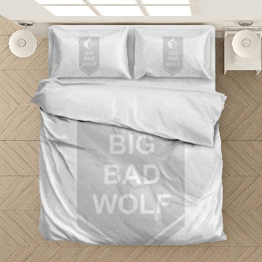 big bad wolf quote Bedding Sets