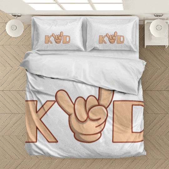 Rock Sign Rocker Hand Metal Kid Music Lover Bedding Sets
