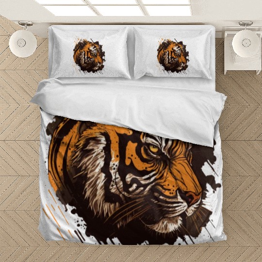 Scary Tiger Bedding Sets