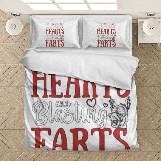 Donkey Stealing Hearts And Farmer Pet Donkey Lover Bedding Sets