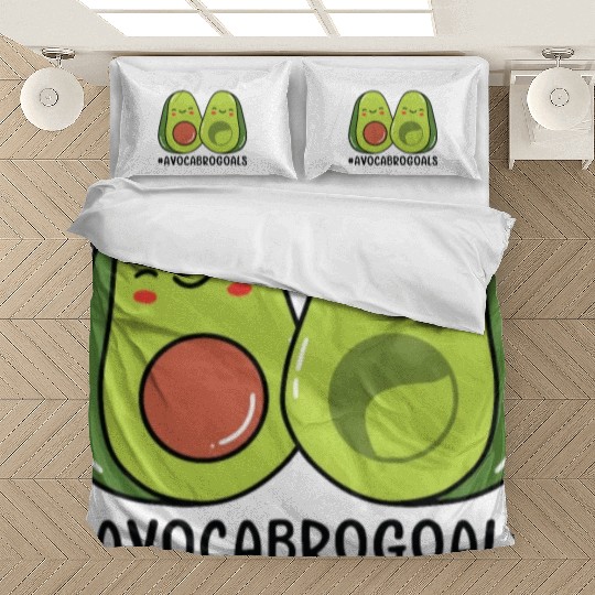Sibling Big Brother Avocado Goals Hilarious Puns Bedding Sets