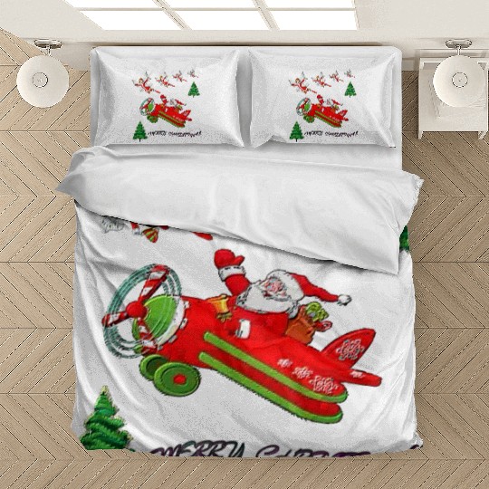 HAPPY MERRY CHRISTMAS Bedding Sets