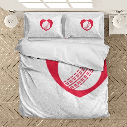 I Love Heart Cricket Bedding Sets