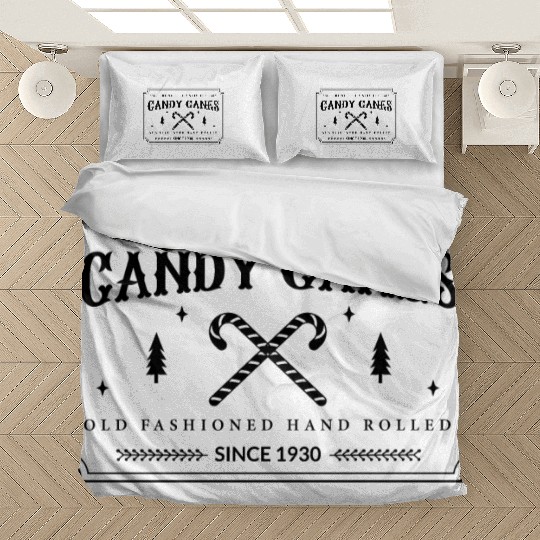 Candy Canes Presents Christmas Gift Ideas Bedding Sets