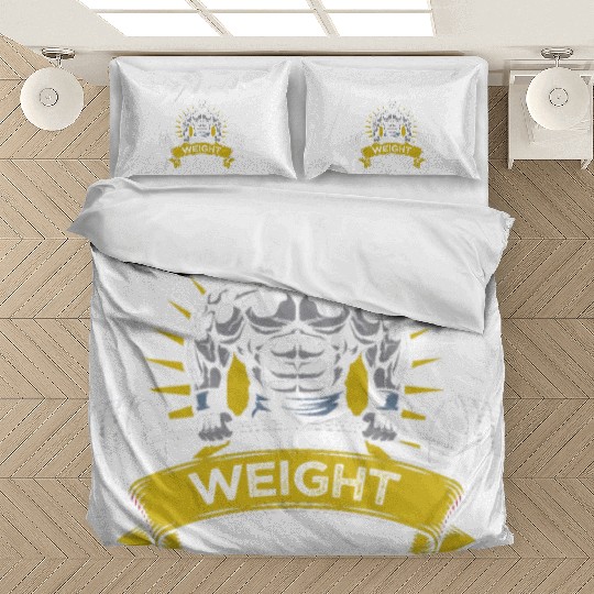 Lightweight baby! Bodybuilder saying Bedding Sets