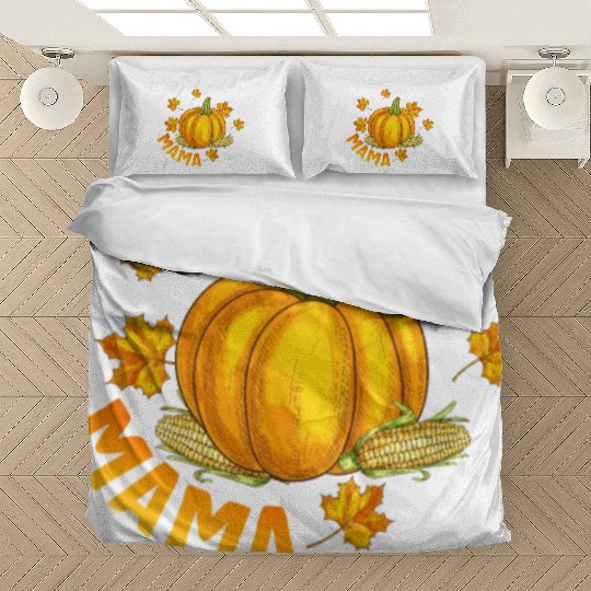 Halloween Thanksgiving Bedding Sets, Mama Pumpkin