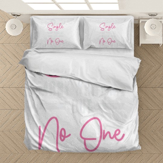 Single Relationship Solo Independent Single Quotes Bedding Sets