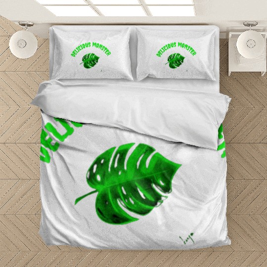 Green delicious monster Bedding Sets