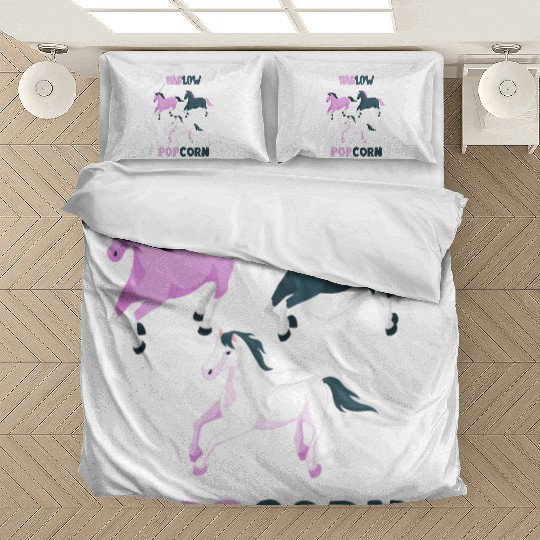 Harlow And Popcorn Merch Popcorn The Pony Bedding Sets