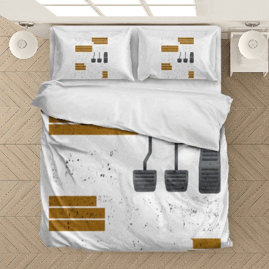 Real Men Use Three Pedals Bedding Sets