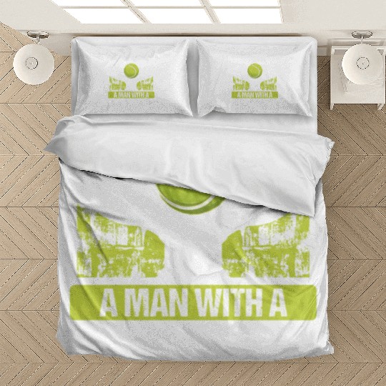 Paddle Tennis Player Match Never underestimate Bedding Sets