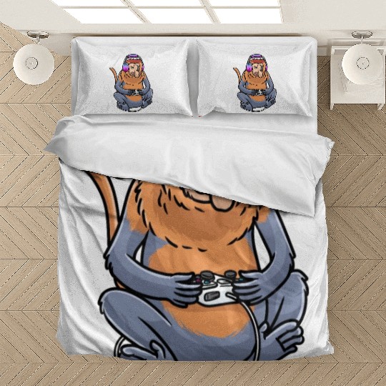 Proboscis Monkey Video Game Gaming Gamer Bedding Sets