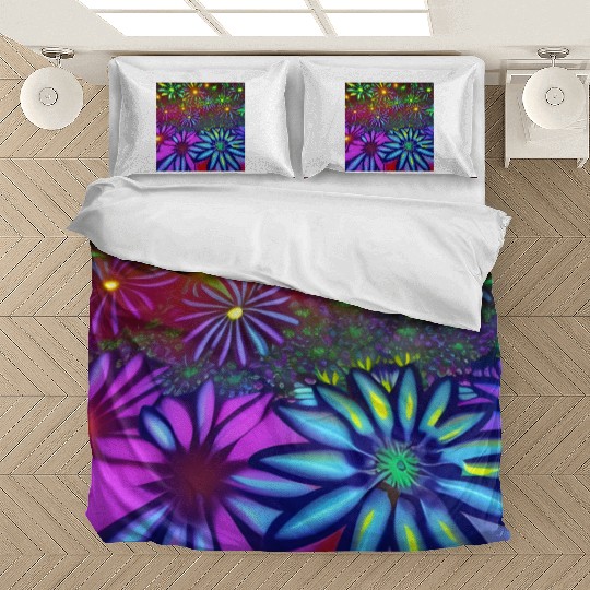 Psychedelic flowers Bedding Sets