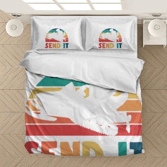 Funny Snowmobile Braap Gifts Snowmobiling Ride Bedding Sets