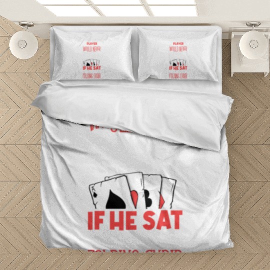 Poker Casino Poker Player Gambling Roulette Gift Bedding Sets