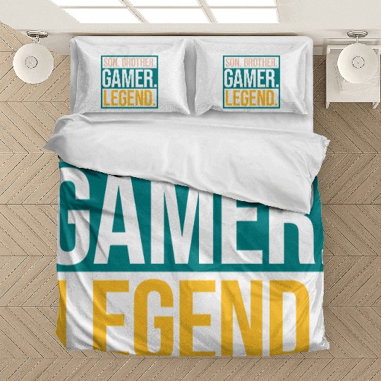 son brother gamer legend Bedding Sets