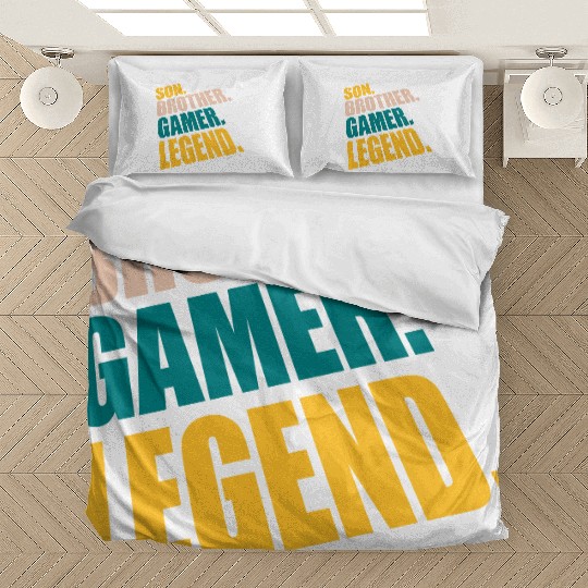 son brother gamer legend Bedding Sets