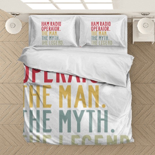 Ham Radio Operator Man Myth Legend Bedding Sets